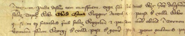 Az 1221-es adománylevélben Ebed a Niczky család őse, mellette Chuna a Szelesteyeké