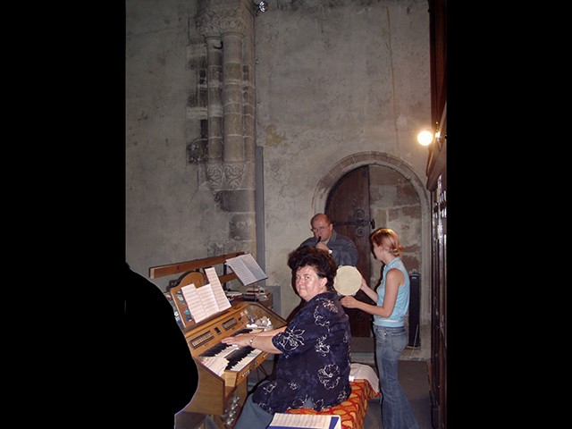 Sabján Edit tanárnő 2006 A Szent Cecília kórus alapítója és életben tartója