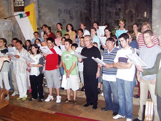 A jáki Szent Cecília kórus 2006-os lemezfelvétel